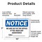 Signmission We Are Out Of The Office If You Need Any, 10 in W x Rectangle, Plastic OS-2PACK-NS-P-710-L-18991 - alternate 7